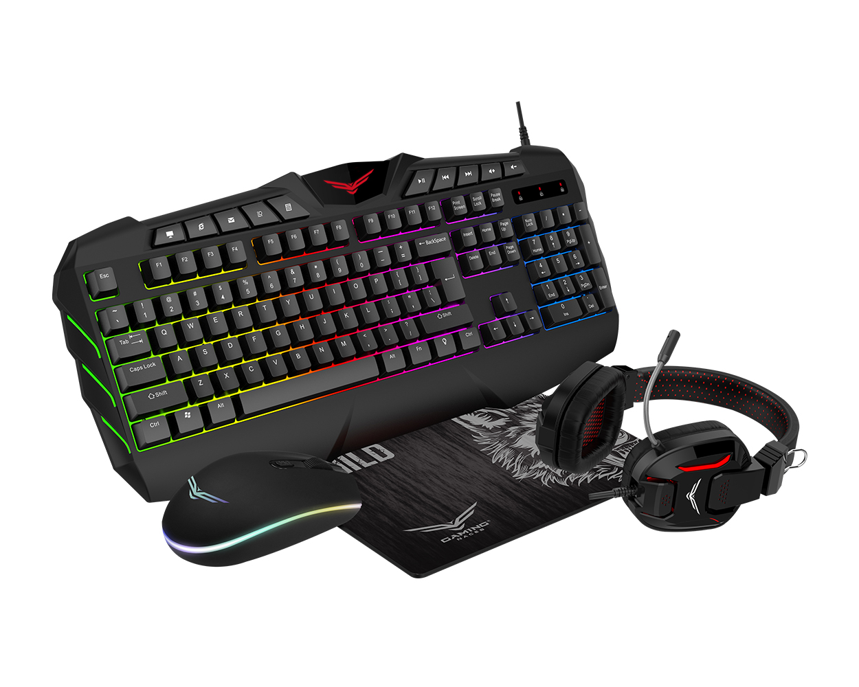 Kit GAMER 4 en 1 Naceb Gaming NA-0934